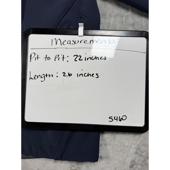 Tech by Tumi Mens Blue Full Zip‎ Softshell Jacket Lightweight Size L - Picture 13 of 13